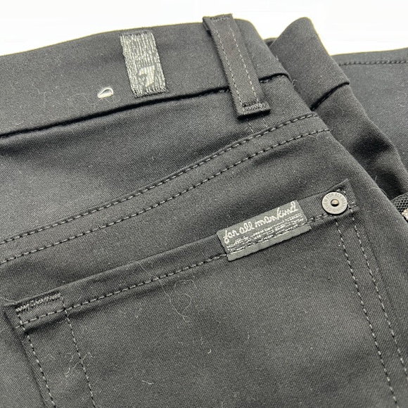 7 For All Mankind Fancy Black Rhinestone Pants Size 26 - Practically New! - Picture 4 of 6